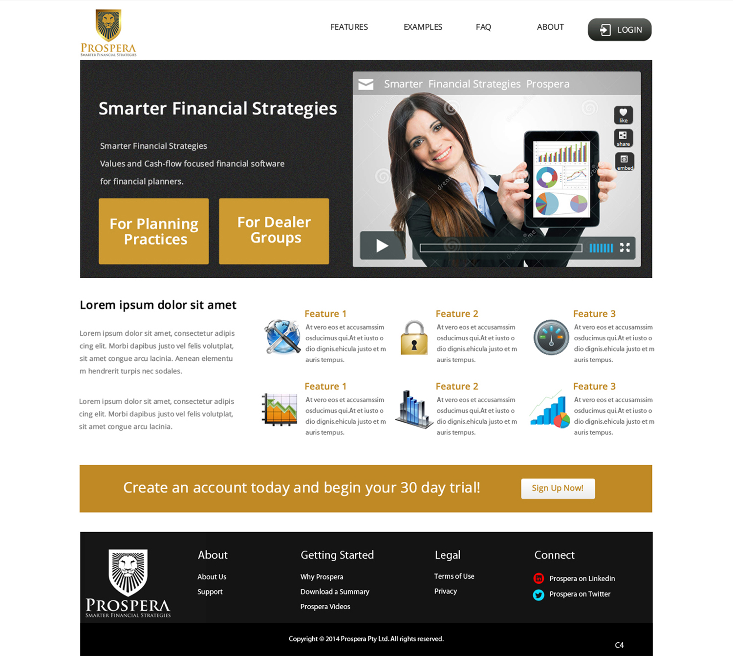 Web Design by pb for Prospera | Design #3430077