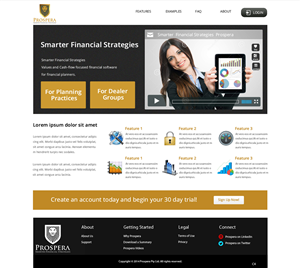 Web Design by pb for Prospera | Design: #3430077