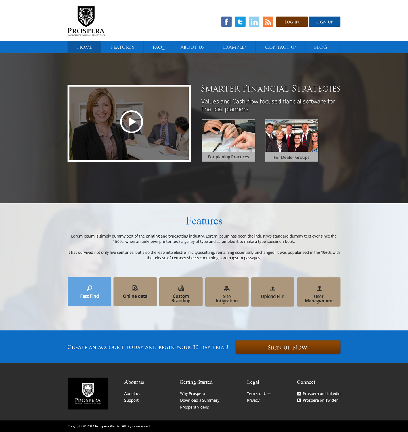 Web Design par the-lion-king pour Prospera | Design #3420140