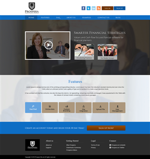 Web Design by the-lion-king for Prospera | Design: #3420140