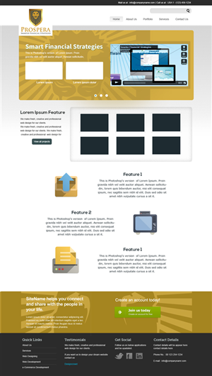 Web Design by Tildinaz for Prospera | Design: #3419403