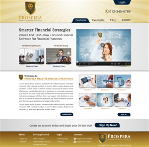 Website Design - Financial Services Software