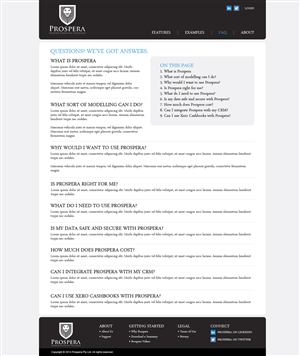 Web Design by Black Stallions Impressive Solutions for Prospera | Design #3452493