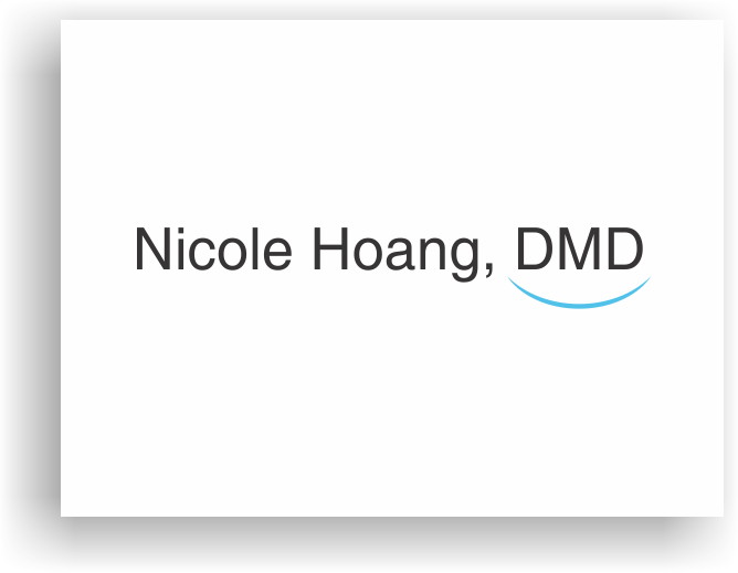 Logo Design by ninisdesign for Nicole Hoang DMD PC | Design #840679