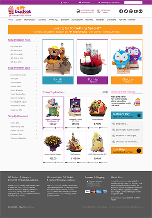 Web Design by  Artman for THE FLOWER COMPANY | Design: #3514890