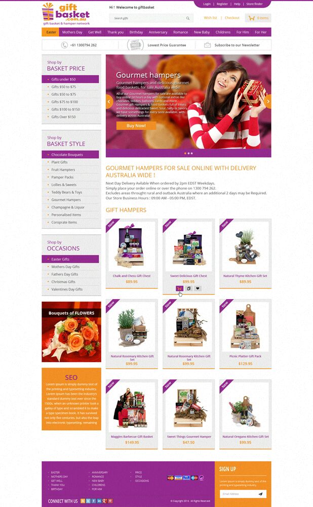 Web Design by thedesignsclub88 for THE FLOWER COMPANY | Design #3434155