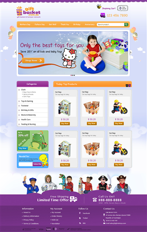 Web Design by webxvision for THE FLOWER COMPANY | Design: #3450462