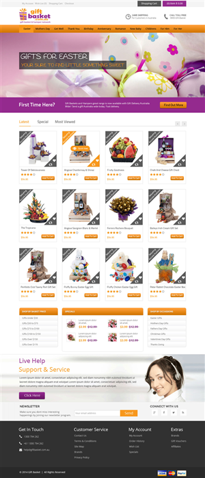 Web Design by OM for THE FLOWER COMPANY | Design: #3466112