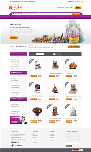Web Design by OM for THE FLOWER COMPANY | Design: #3466117