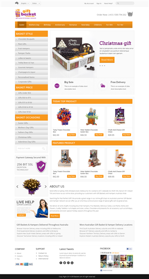 Web Design by OM for THE FLOWER COMPANY | Design: #3466132