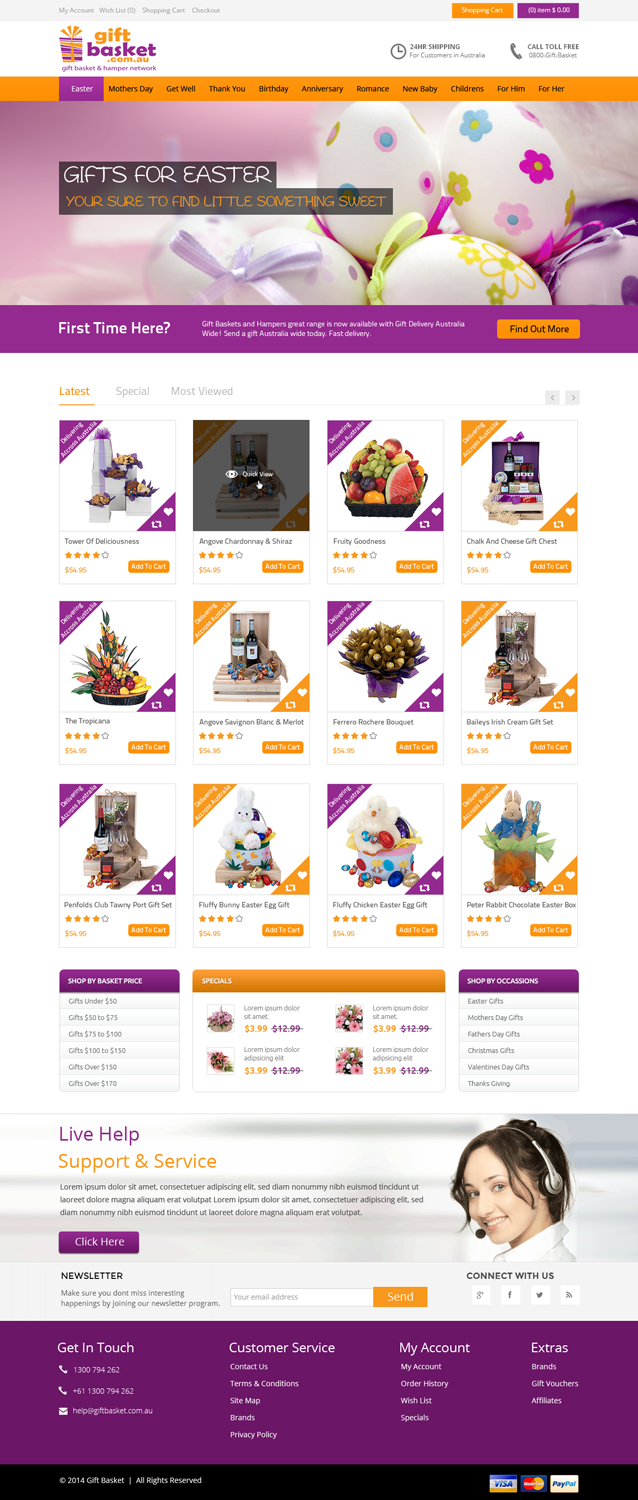Web Design by OM for THE FLOWER COMPANY | Design #3482482