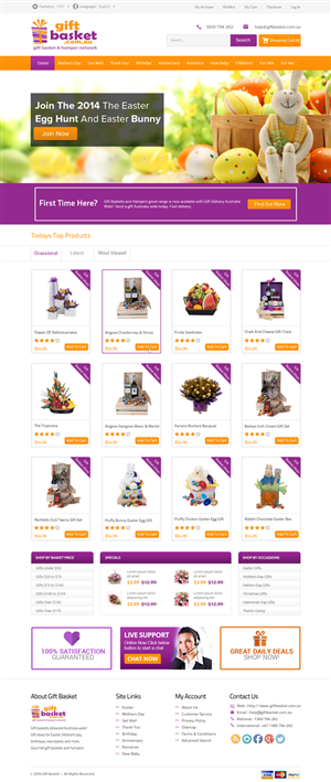 Web Design by OM for THE FLOWER COMPANY | Design: #3482484