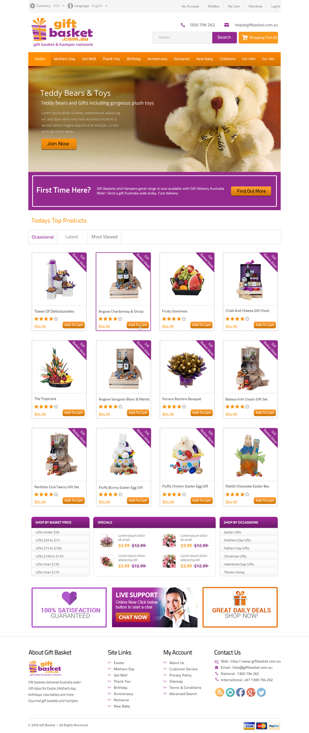 Web Design by OM for THE FLOWER COMPANY | Design #3482487