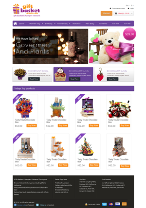 Web Design by OM for THE FLOWER COMPANY | Design: #3482505