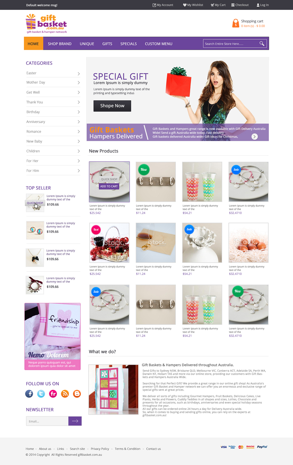 Web Design by TechWise for THE FLOWER COMPANY | Design #3445256