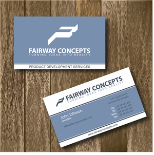 Visitenkarten-Design von lakpar für Fairway Concepts, LLC | Design: #842810
