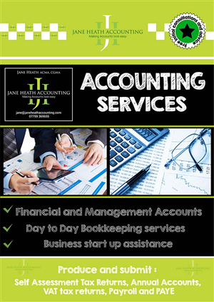 bookkeeping services flyer