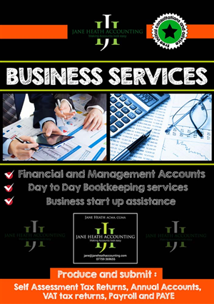 Flyer Design by jack7 for Jane Heath Accounting Solutions Ltd | Design: #3458755