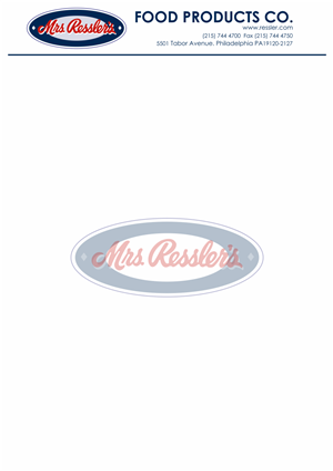 Briefkopf-Design von dangubichuk für Mrs. Ressler's Food Products | Design: #3426306