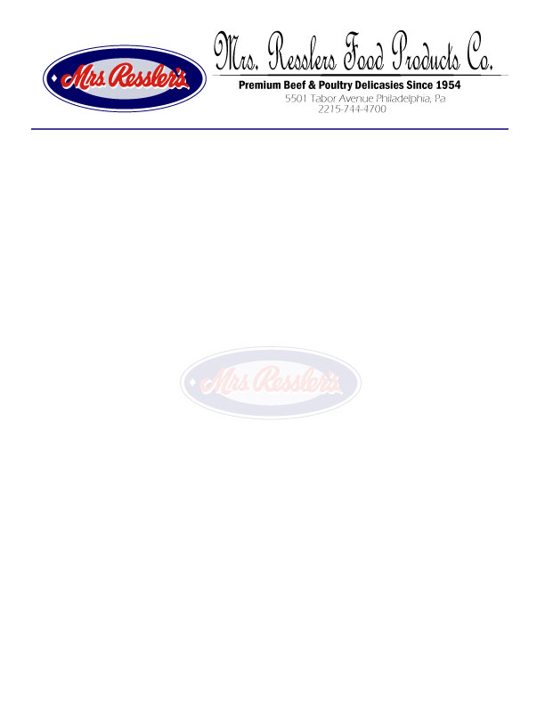 Letterhead Design by Jeanyl for Mrs. Ressler's Food Products | Design #3424775