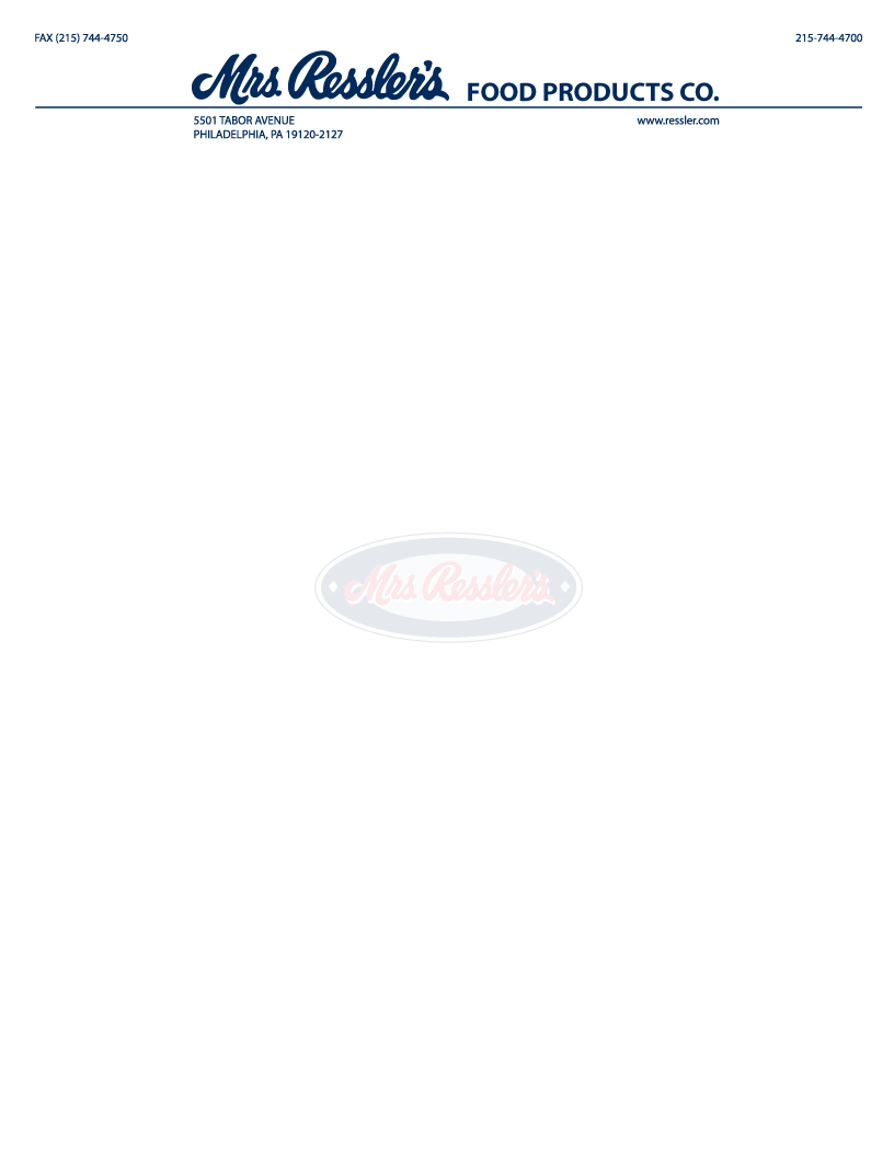 Briefkopf-Design von hapiman für Mrs. Ressler's Food Products | Design: #3422283