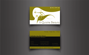 Business Card Design by a b c d sign