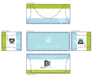 Table Cover Design for Dog Daycare