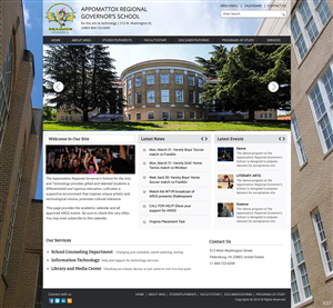 Design Wordpress par pb pour Appomattox Regional Governor's School | Design : #3429944