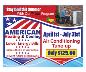 Postcard Design by Smirkity for American Heating & Cooling, LLC | Design: #3415180