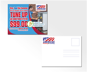 Postcard Design by mcoco for American Heating & Cooling, LLC | Design: #3522871