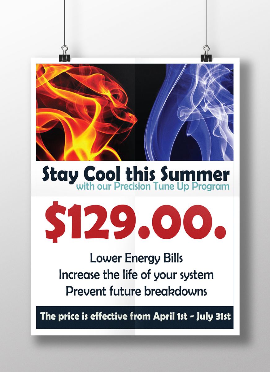 Diseño de Postal por Cherry Creations para American Heating & Cooling, LLC | Diseño #3438126