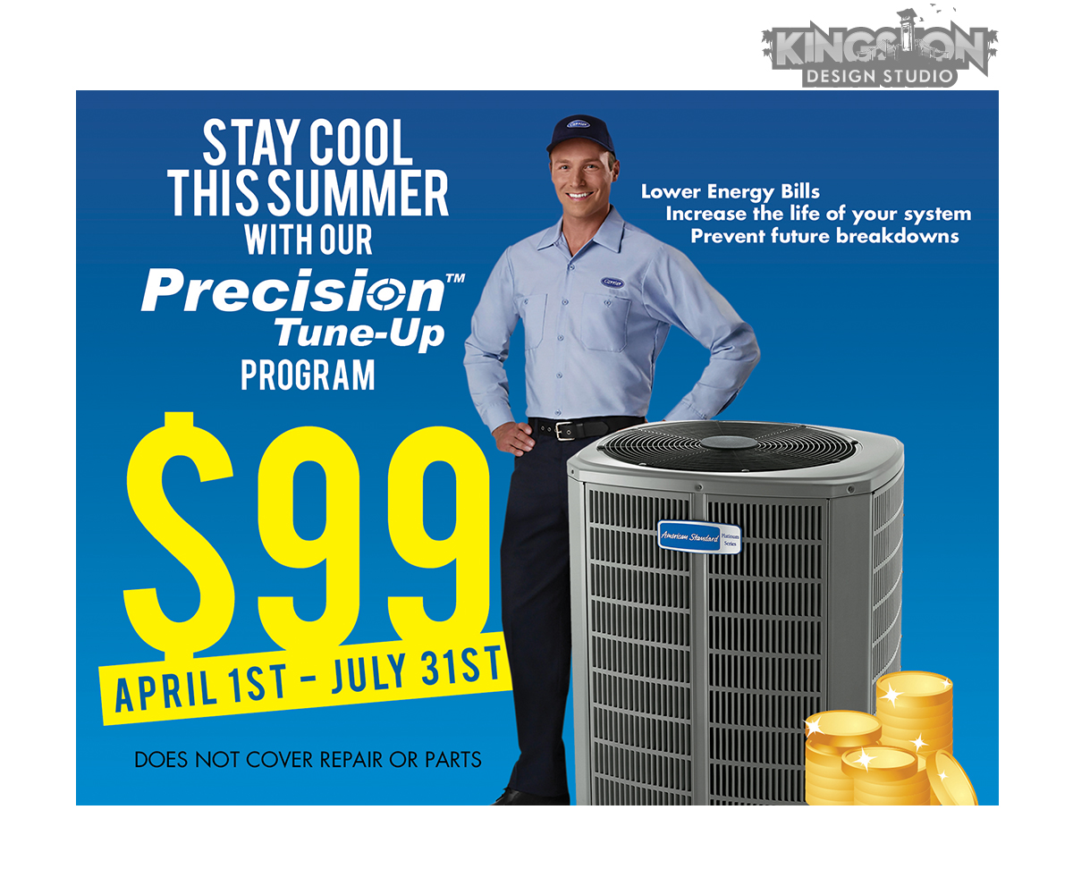 Postcard Design by insert name here for American Heating & Cooling, LLC | Design #3492461