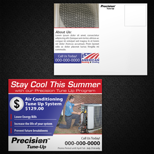 Postcard Design by Mon01 for American Heating & Cooling, LLC | Design: #3441721