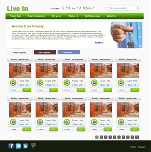 Web-Design von GK für dieses Projekt | Design #858529
