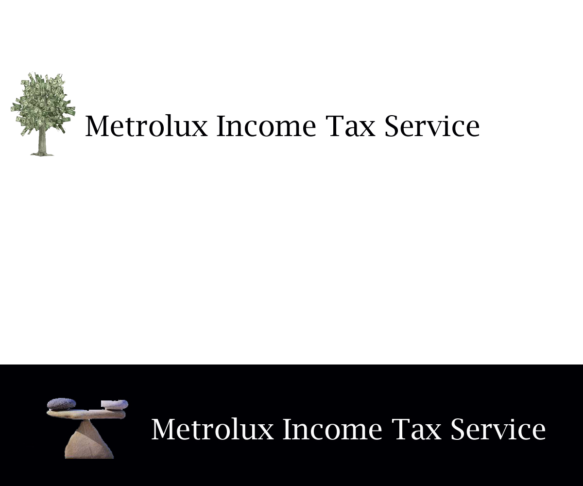 Logo-Design von saitrinath für Metrolux Income Tax Service | Design #3416622