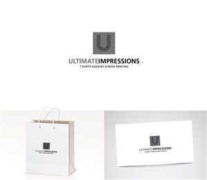 Ultimate Impressions    T-Shirts  Hoodies Screen Printing | Logo Design by Rocket Art