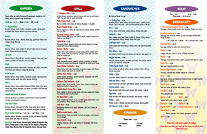 Menu Design by The Freelance Designer for The Weekday Cafe | Design: #3531971