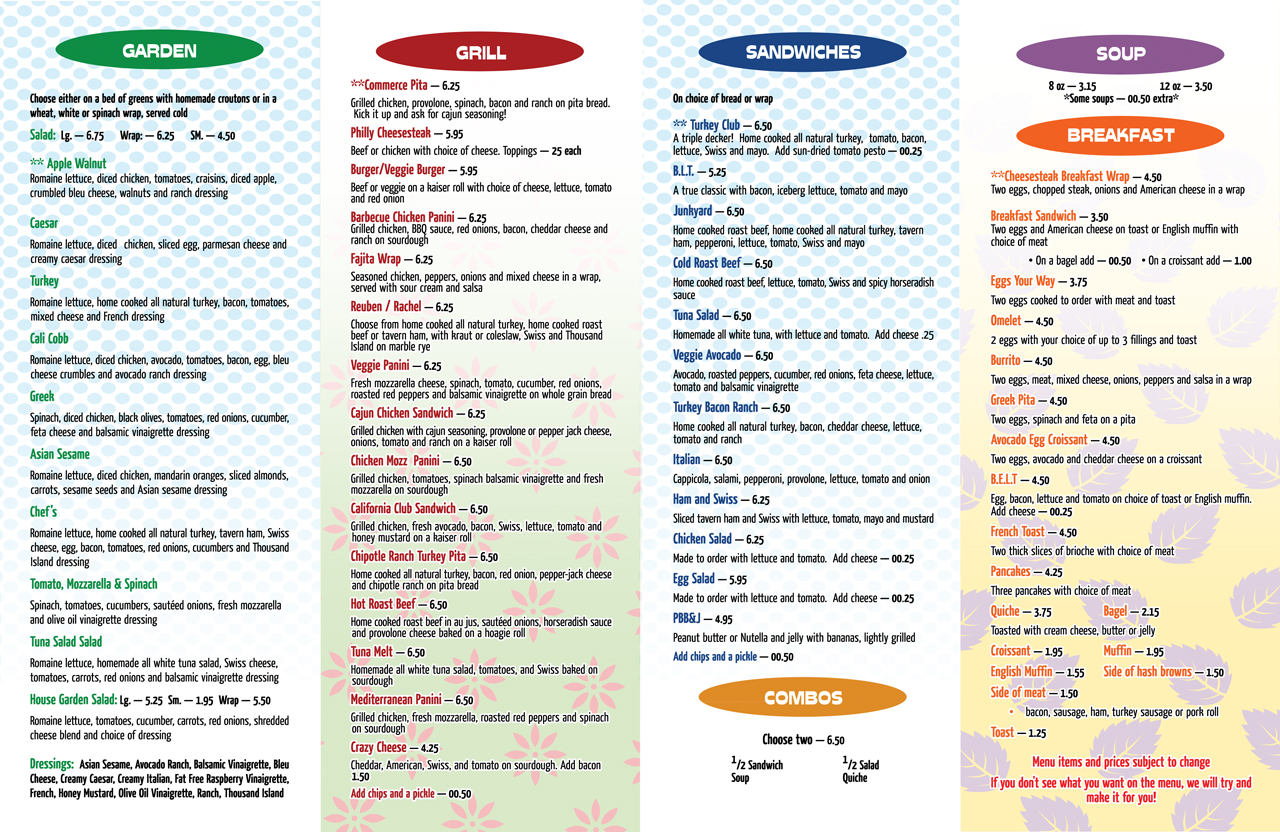 Menu Design by The Freelance Designer for The Weekday Cafe | Design #3536331