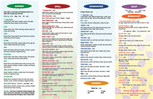 Menu Design by The Freelance Designer for The Weekday Cafe | Design: #3536331