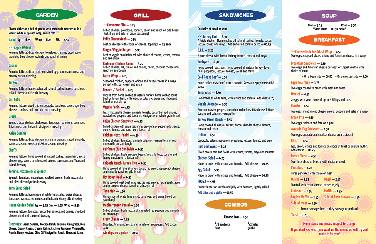Menu Design by The Freelance Designer for The Weekday Cafe | Design #3538439