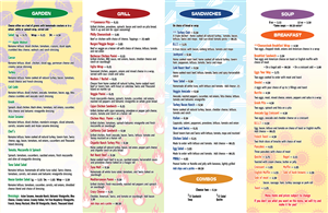Menu Design by The Freelance Designer for The Weekday Cafe | Design: #3538439