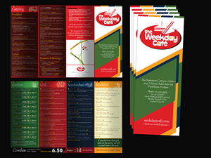 Menu Design by originseven for The Weekday Cafe | Design #3498353