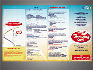 Menu Design by rafaelenmanuel2 for The Weekday Cafe | Design: #3519864