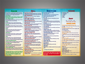 Menu Design by rafaelenmanuel2 for The Weekday Cafe | Design #3519868