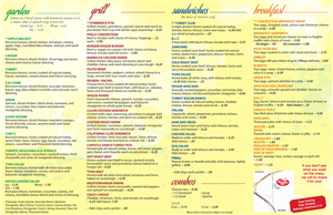 Menu Design by geographics.1212 for The Weekday Cafe | Design #3550053