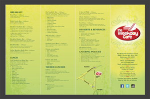 Menu Design by atularts for The Weekday Cafe | Design: #3552569