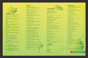 Menu Design by atularts for The Weekday Cafe | Design: #3556190