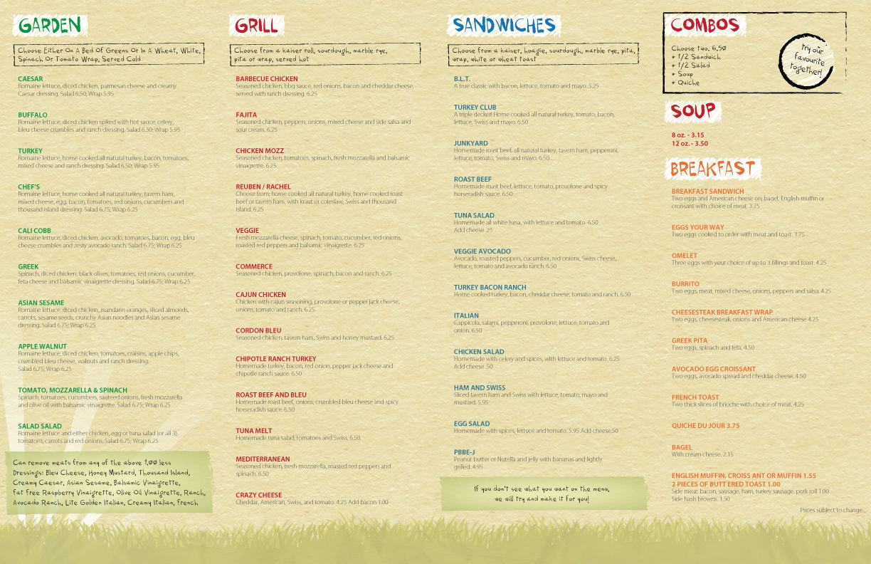 Menu Design by Nitin Mudras for The Weekday Cafe | Design #3535626