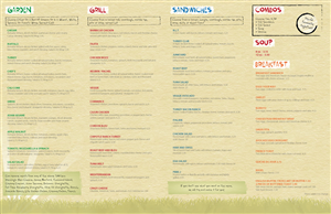 Menu Design by Nitin Mudras for The Weekday Cafe | Design: #3535626