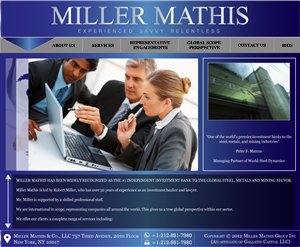 Diseño Web por Hadi Graphics para Miller Mathis | Diseño: #3432572